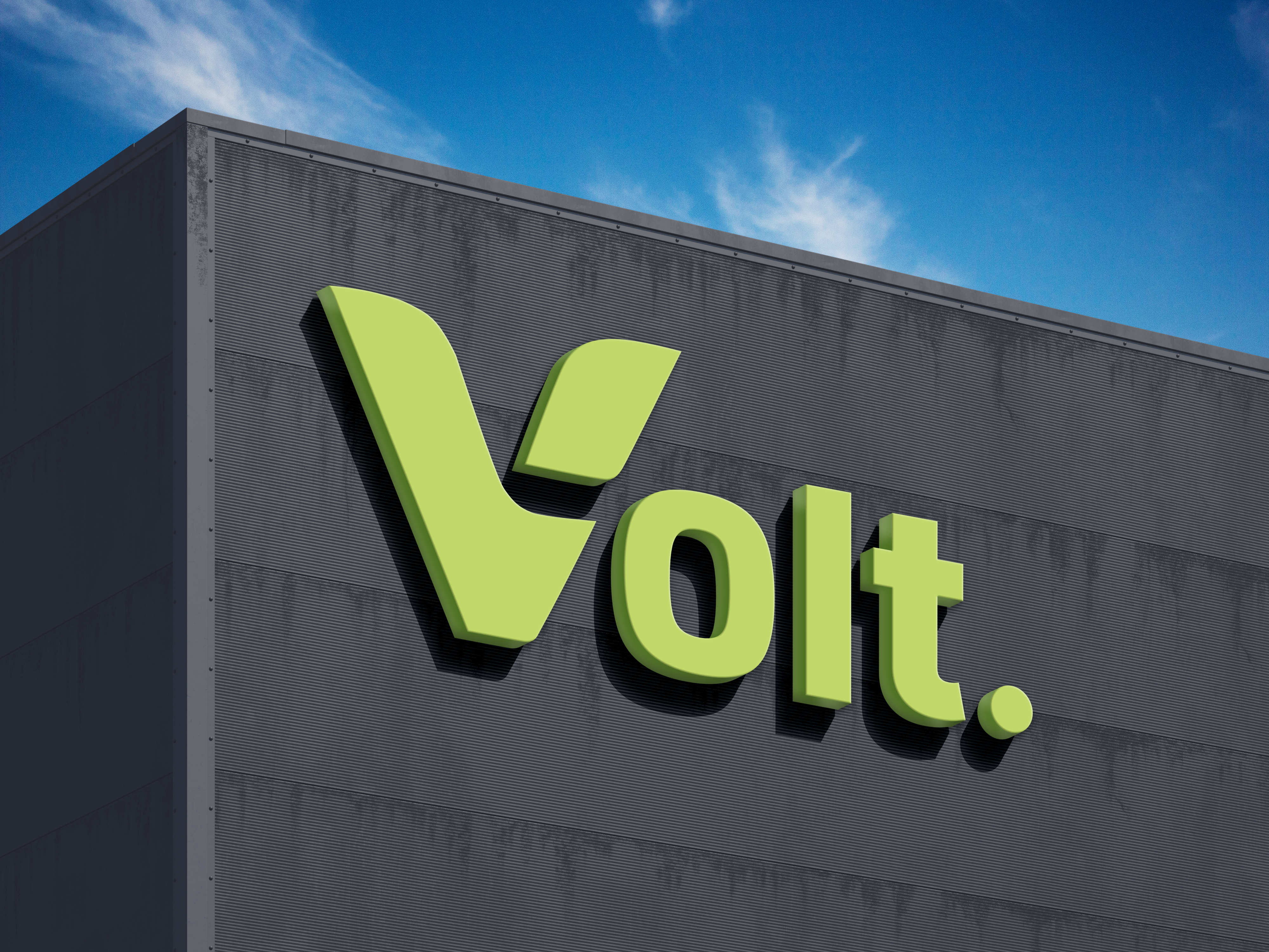 Volt - Building exterior signage